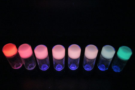 Fluorescent gels