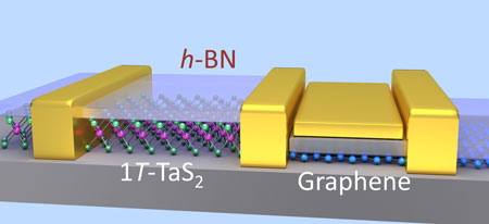integrated Tantalum Sulfide—Boron Nitride—Graphene Oscillator