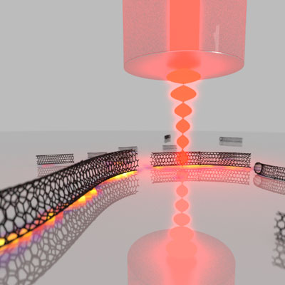Cavity-enhanced Raman microscopy of individual carbon nanotubes