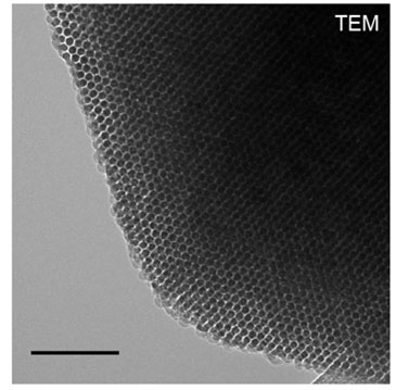 honeycomb structure of silicon nanowires