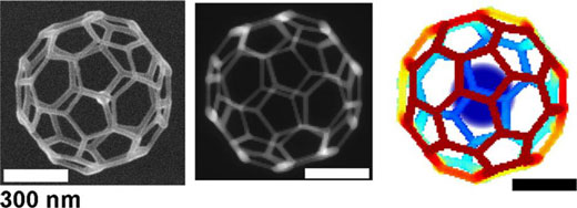 A 32-face 3-D truncated icosahedron mesh