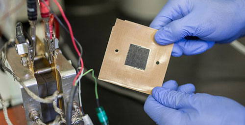 Nanofiber mat electrode