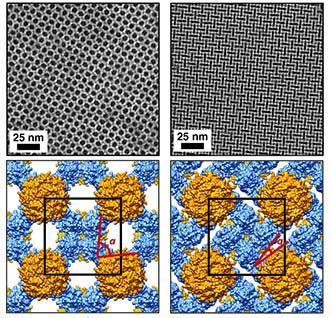 open and closed conformations of flat, two-dimensional sheets of porous square protein crystals