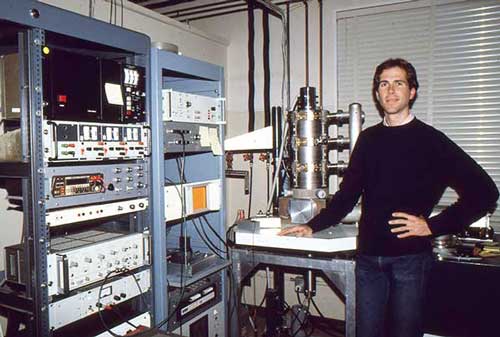 Tom Newman in his lab