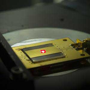 tiny radio whose building blocks are the size of two atoms