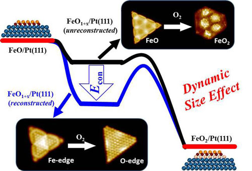 Oxidation Resistance of Active FeO nanostructures