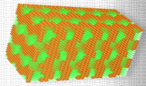 two types of origami-inspired materials can be woven into a single structure