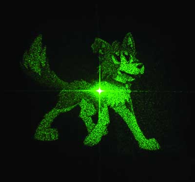 hologram of dog