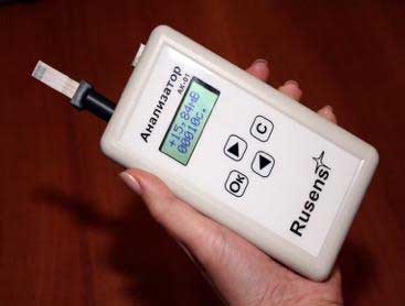 Portable Analyzer with a chemical sensor