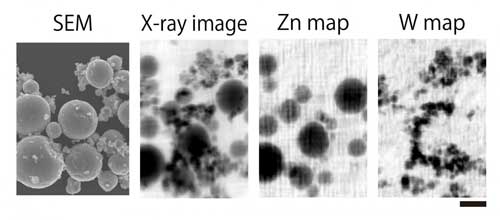 This image shows elemental mapping using XAFS imaging