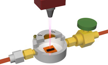 A custom chamber allows to refine their process for creating laser-induced graphene.