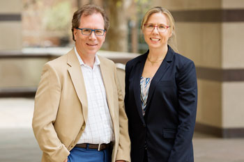 professors Nancy Sottos and Scott White
