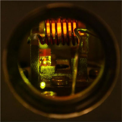 The quantum repeater: two crystals in operation