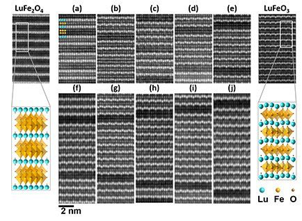 assembling alternating atomic layers of two oxide material
