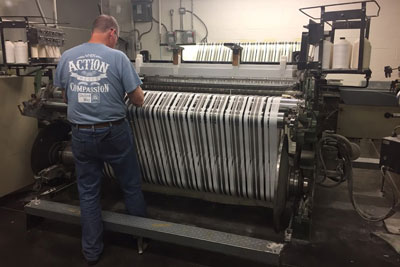 machine manufacturing fabric