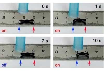 flash-treated graphene oxide to create a crawler that moved when humidity was increased