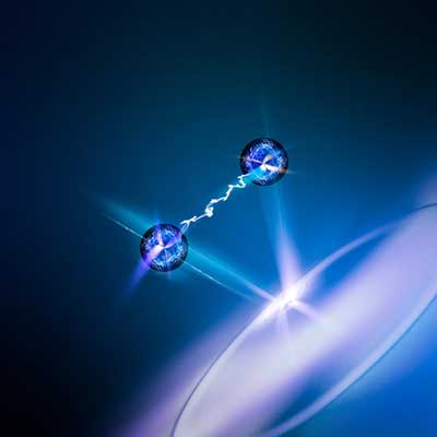 fermionic particles forming pairs that have no net spin