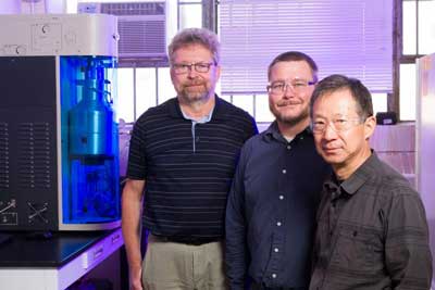 This is Los Alamos National Laboratory's Piotr Zelenay, Ted Holby and Hoon Chung