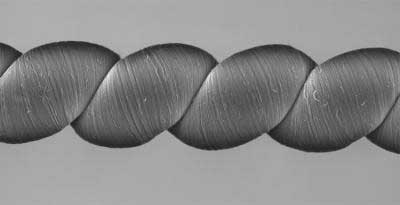 Coiled carbon nanotube yarn