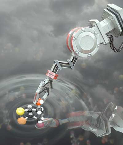 Molecular Robot Manipulating a Molecule