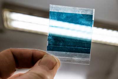 Semitransparent solar cell module