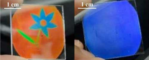 Printable, Colorful Camouflage with Polymers