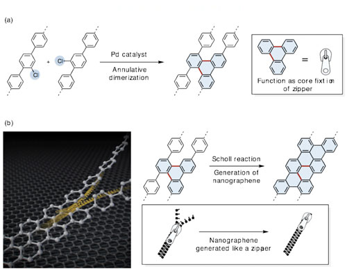 synthetic approach towards nanographenes from phenylene
