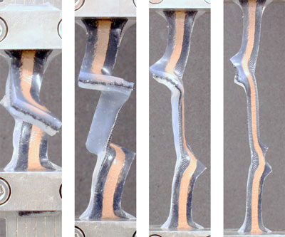 material maintains its conductivity when twisted and stretched