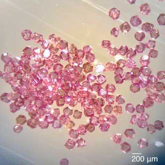 diamond particles