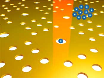 Squeezing light into nano-size volumes is enabled by surface plasmon resonance