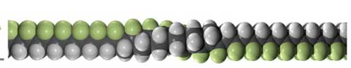 ferroelectric poly(vinylidene fluoride-co-trifluoroethylene) molecule