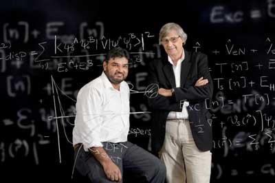UD doctoral student Muhammed Shahbaz (left) and his adviser, Prof. Krzysztof Szalewicz