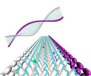 Tube-like atomic structures on the edges of phosphorous-based nanoribbons