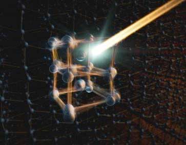 X-ray laser technique reveals how individual atoms and vibrations respond when a material is hit with light