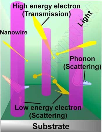 The concept to control electron and phonon transport in Embedded-ZnO nanowire structure for thermoelectric performance enhancement