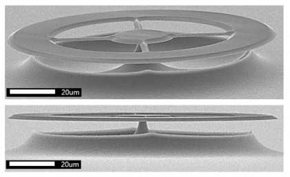 Nanofabricated ultraprecise ultrasound sensors on a silicon chip