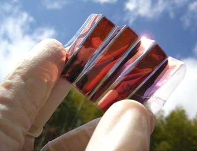 portable, foldable solar cells