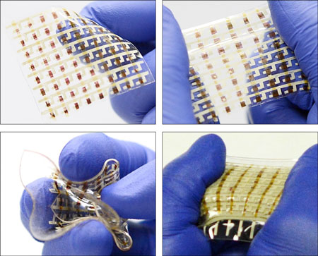 Rubbery Semiconductors