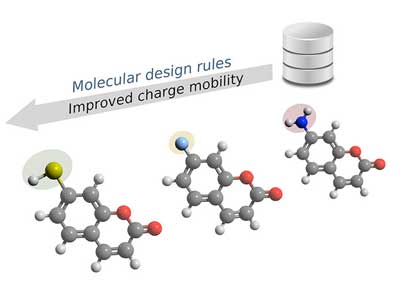 Both the carbon-based molecular frameworks and the functional groups decisively influence the conductivity of organic semiconductors