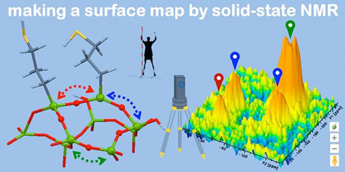 making a surface map by solid-state NMR