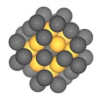 Platinum nanoparticle with 40 atoms
