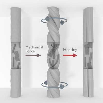 poly(vinyl alcohol) micro-fibres containing graphene oxide sheets