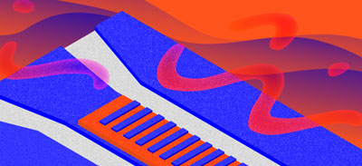 Illustration of a magnonic crystal
