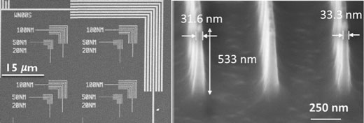 high-aspect-ratio silicon nanostructures