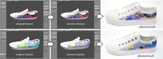 color changes on sneakers