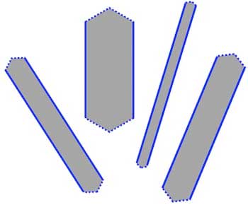 model to control the growth of two-dimensional borophene