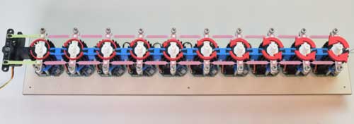 test equipment for unidirectional transmission of motion