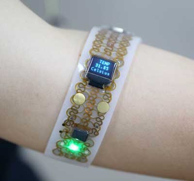 Transformative electronics armband