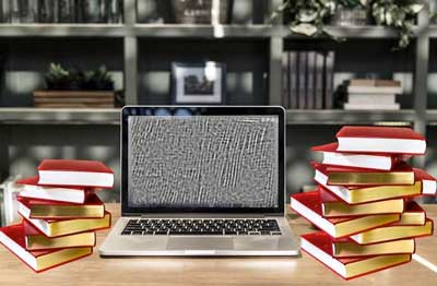 atomic structure of magnesium chloride shown on a computer screen