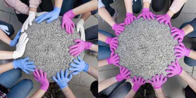 different arrangements of hands